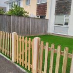 Wooden fence for back garden Bernies Gardening Services